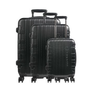 Bugatti Galatea Suitcase set (4 wheels) black