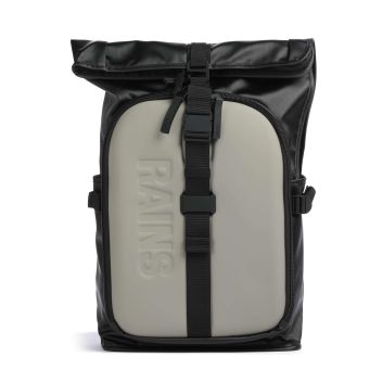 Rains Texel Moulded Rolltop backpack black/grey