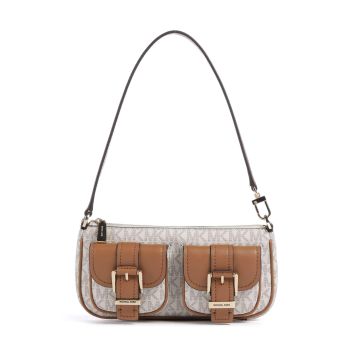 Michael Kors Zoe Shoulder bag ivory/brown