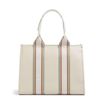 Armani Exchange Maggie L Tote bag ivory