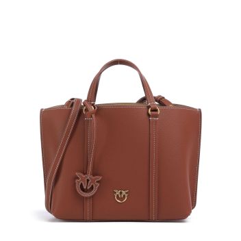 Pinko Carrie Classic Handbag red brown