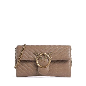 Pinko Love One Wallet brown