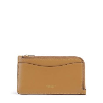 Coach New York Credit card holder light brown