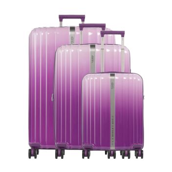 Travelite Lascana Edition Suitcase set (4 wheels) berry