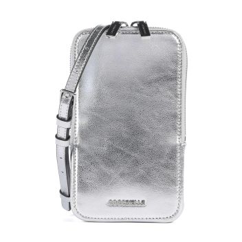Coccinelle Flor Phone bag silver