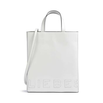 Liebeskind Paper Bag Logo Carter M Handbag white