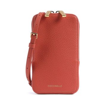 Coccinelle Flor Phone bag coral