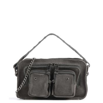 Núnoo Suede Helena Crossbody bag dark grey
