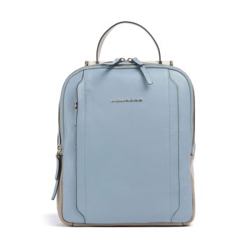Piquadro Circle RFID Backpack light blue