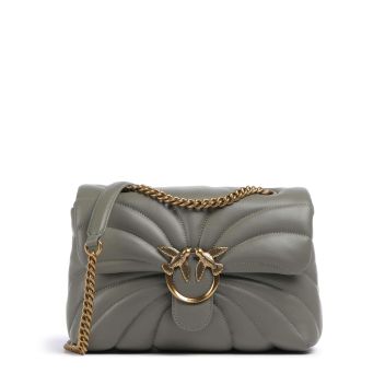 Pinko Love Puff Classic Shoulder bag greygreen