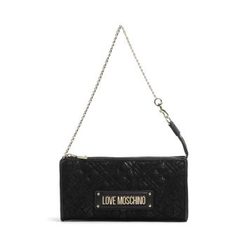 Love Moschino Quilted Lace Shoulder bag black