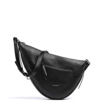 Coccinelle Snuggie Shiny Goat Crossbody bag black