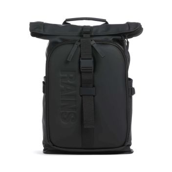 Rains Texel Moulded Rolltop backpack black