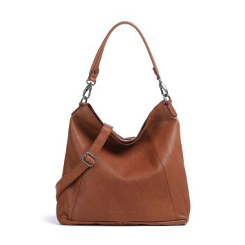 The Chesterfield Brand Washed Waxed Cow Sintra Hobo bag cognac