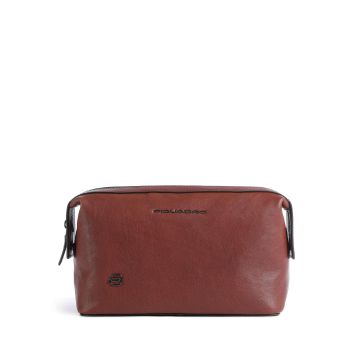 Piquadro Black Square Toiletry bag tobacco
