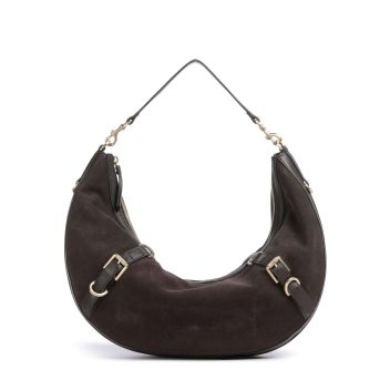 Les Visionnaires Enya Cozy Hobo bag dark brown