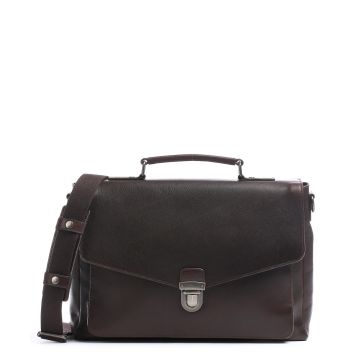 Leonhard Heyden Roma Briefcase dark brown