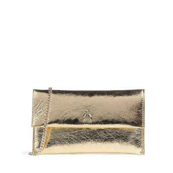 Patrizia Pepe Fly Metallic Crossbody bag gold