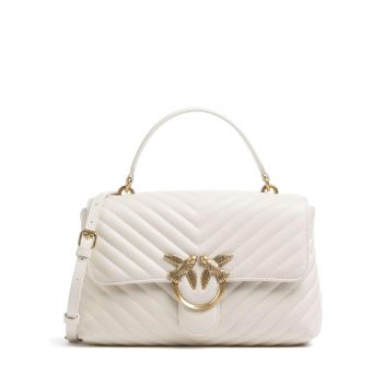 Pinko Love Lady Puff Classic Handbag ivory