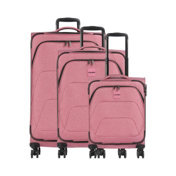 Travelite Adria Suitcase set (4 wheels) rose