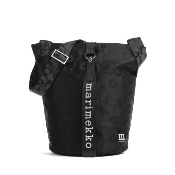 Marimekko Unikko All Day Hobo bag black