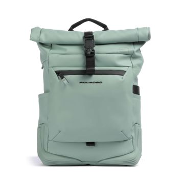 Piquadro Corner 2.0 Rolltop backpack light green