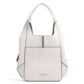 Liebeskind Lilly Heavy Pebble M Hobo bag ivory