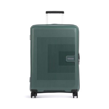 American Tourister Aerostep Spinner (4 wheels) dark green