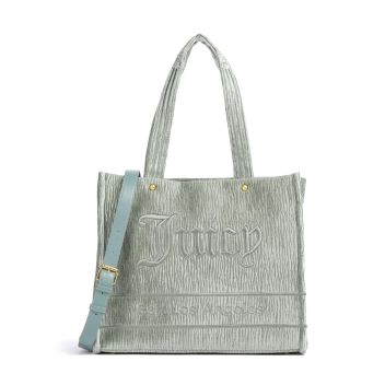 Juicy Couture Iris Crinkled Velvet L Tote bag green