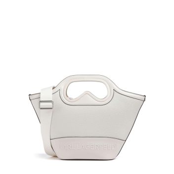 Karl Lagerfeld K/Aviator Handbag ivory