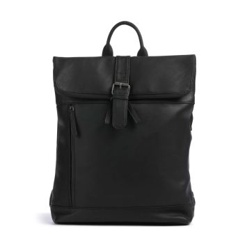 The Chesterfield Brand Cow Wax Pull Up Larsson Backpack black