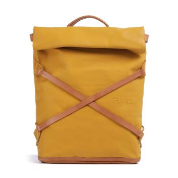 Aunts & Uncles Japan Yokohama Rolltop backpack mustard yellow