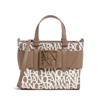 Armani Exchange Susie M Handbag white/brown