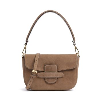 Abro Suede Camilla Shoulder bag brown