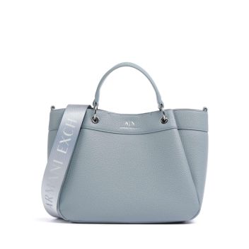 Armani Exchange Wave M Handbag blue-grey