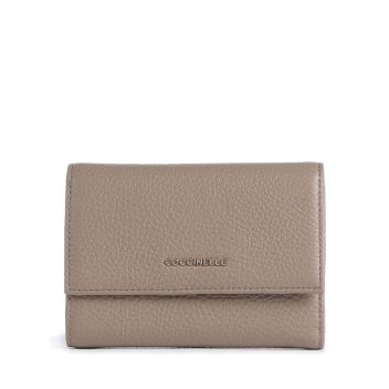 Coccinelle Metallic Soft Wallet taupe