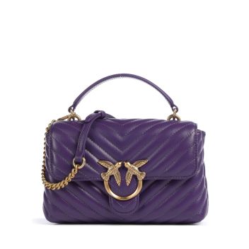 Pinko Love Lady Puff Mini Crossbody bag plum