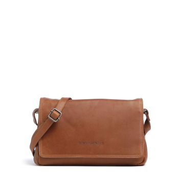 The Chesterfield Brand Wax Pull Up Cow Laverton Crossbody bag cognac