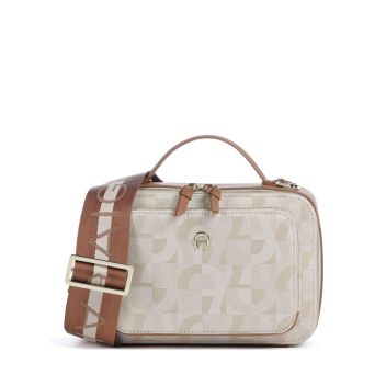 Aigner Zita S Crossbody bag beige/brown