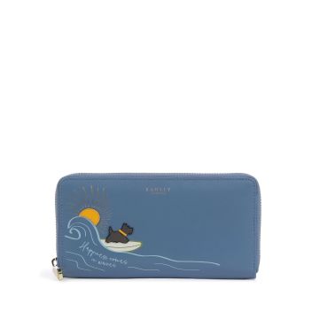 Radley London Happiness Comes In Waves Wallet blue-grey