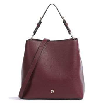 Aigner Delia M Hobo bag wine