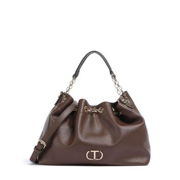 Twinset Bucket bag dark brown