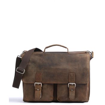 Leonhard Heyden Salisbury Briefcase brown