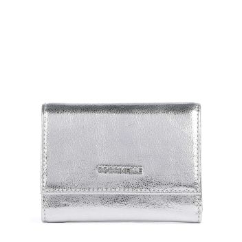 Coccinelle Metallic Smooth Metal Wallet silver