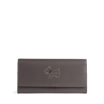 Radley London Heritage Dog Outline Wallet dark grey