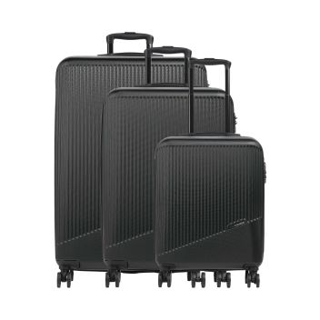 Travelite Bali Suitcase set (4 wheels) black