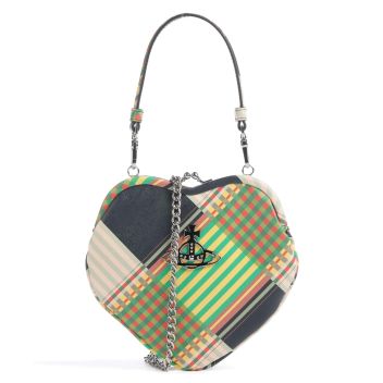 Vivienne Westwood Belle Saffiano Heart Frame Crossbody bag multicolour