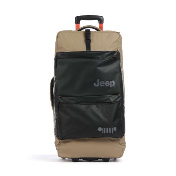 Jeep JS006B 73 Travel bag with wheels beige/black