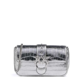 Pinko Love One Crossbody bag silver