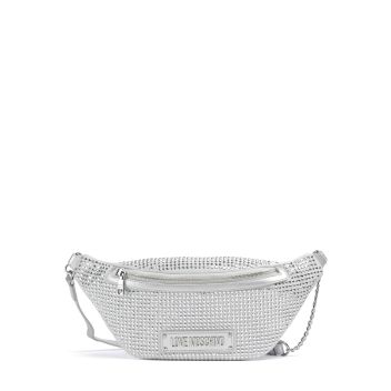 Love Moschino Sparkling Fanny pack silver